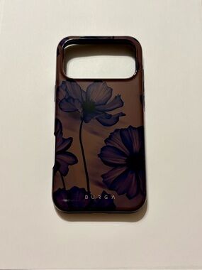 Burga "Velvet Night" Pattern Hard Shell IPhone 17 Pro Max Case Mag Safe